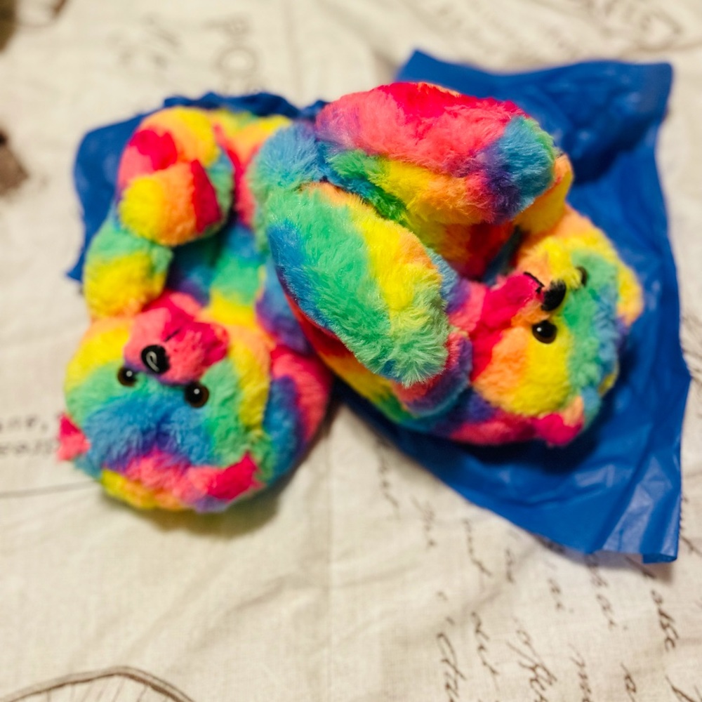 Brand new teddy bear slippers